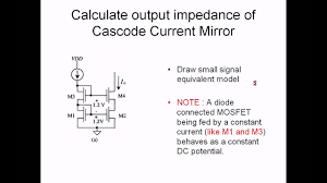 cascode current mirror ( operation