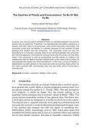 In contract law, the rule of privity ensures that only someone directly involved in a contract or agreement can sue any other party in relation to. Http Www Majcafe Com Wp Content Uploads 2020 04 2019 Vol 23 S1 Paper 10 Pdf