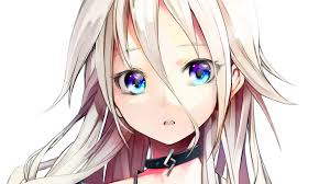 Lucifer wallpaper, anime character with wings, artwork, fantasy art. 4598639 Women Blonde Vocaloid Choker Sad Anime Blue Eyes Necklace Anime Girls White Background Long Hair Ia Vocaloid Wallpaper Mocah Hd Wallpapers
