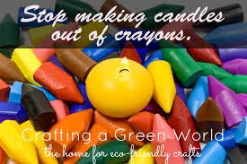 Step two using painter's tape, mask off the edges of each postcard. Crayon Candles Which Method Works Which Doesn T