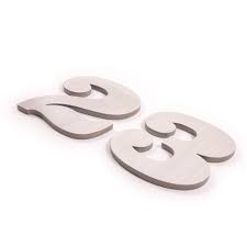 Steel or aluminum for your next. Aluminum Numbers Woodland Manufacturing