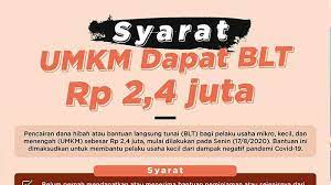 Daftar manual bantuan umkm rp 2,4 juta pelaku bisa datang langsung ke dinas koperasi usaha menteri koperasi dan ukm teten masduki menyatakan per tanggal 3 september 2020 yang lalu. Buruan Daftar Blt Umkm Rp 2 4 Juta Bisa Online Manual Bantuan Umkm Diperpanjang Hingga 2021 Tribun Pontianak