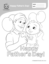 In google data, youtube users number more than 1.8 billion per month. Cocomelon Coloring Page Wednesday Father S Day Is Facebook