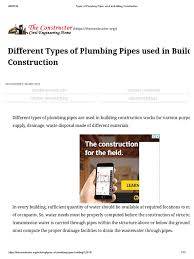 Mikrorayon yubileyny, rozhdestvenskaya naberezhnaya, 41. Types Of Plumbing Pipes Used In Building Construction Plumbing Pipe Fluid Conveyance