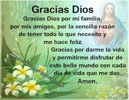 Oraciones catolicas básicas, de protección, de intercesión, de perdón y de agradecimiento, ¿cómo orar a dios padre? Gracias Dios Por Este Dia Y Todo Lo Que Me Das Frases De Dar Gracias Oracion De Gracias Imagenes De Gracias Dios
