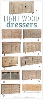 Light Wood Dresser Roundup 2018 The Harper House Light Wood Dresser Hamptons Bedroom Bedroom Makeover