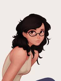 Lalo Definitely Has Dark Wavy Hair And Glasses Like This Glasses By Raichiyo33 Devi Character Design Girl Character Design Inspiration Concept Art Characters