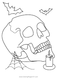 Take a deep breath and relax with these free mandala coloring pages just for the adults. Scary Skull Coloring Page For Kids Free Halloween Printable Coloring Pages Online For Kids Coloringpages101 Com Coloring Pages For Kids