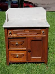 antique victorian dry sink / commode