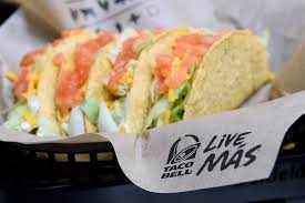 Taco salad fried flour tortilla with romaine lettuce, black beans, cheddar cheese, pico de gallo, guacamole and sour cream. Taco Bell Opens Its Fourth Restaurant In Romania In Afi Cotroceni Business Review