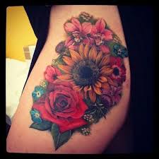 Roses are most commonly associated with love and romance. 250 Amazing Sunflower Tattoo Designs With Meanings And Ideas Body Art Guru