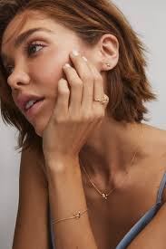 Kendra Scott Bow 18k Yellow Gold Vermeil Band Ring in White Diamond