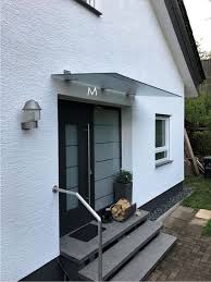 Vordach Fabrikverkauf Glasvordach Hausturvordach Terrassendach