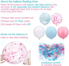 See more ideas about balloon lights, balloons, led balloons. Buy 60 Pieces 12 Inch Gender Reveal Pink Blue Balloons Confetti Balloons Pastel Balloons For Wedding Baby Shower Birthday Party Supplies Online In Vietnam B07wcx171q