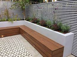 Commercial outdoor benches from thomas steele are handcrafted to be comfortable and durable. Garden Seating Backyard Landscaping Designs Garden Bench Seating Cottage Garden Design Courtyard Garden Patio Holzgitter Landschaftsbau Ideen Patio Garten