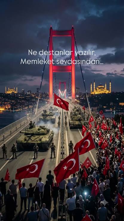 🇹🇷 15 Temmuz Demokrasi ve Millî Birlik Günü 15 Temmuz 2016 gecesi, m... | TikTok
