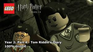 The first level of part 2, go to the far right ( make sure you have a dark magic character) there will be a rock that can be destroyed with dark magic and it will give you a weasley wall. Lego Harry Potter Years 1 4 Tom Riddle S Diary 100 Guide