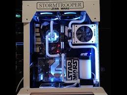 Custom Water Cooled Gaming Pc Build Star Wars Stormtrooper Youtube Gaming Pc Build Gaming Pc Star Wars Stormtrooper