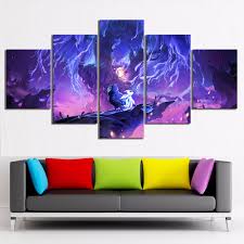 5 Buah Gambar Kartun Pemandangan Poster Gambar Ori Dan Buta Permainan Hutan Poster Karya Seni Lukisan Kanvas Dinding Seni Untuk Rumah Dekorasi Painting Calligraphy Aliexpress