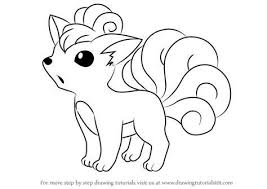 Learn How To Draw Vulpix From Pokemon Pokemon Step By Step Drawing Tutorials Pokemon Sketch Easy Pokemon Drawings Anime Drawings Tutorials