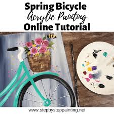 Learn how to do just about everything at ehow. Spring Bicycle Painting Step By Step Painting With Tracie Kiernan