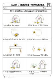 prepositions for kids prepositions exercises