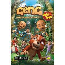 Kartun melayu:upin dan ipin : Upin Ipin Geng Pengembaraan Bermula Komik Malay Books