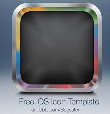 Free Sleek Blank Ios App Icon With Metal Border Psd Template Titanui App Icon Ios Icon Ios App Icon