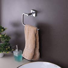 Kohler 19x17 white porcelain cast iron 1968 sink no. Rahi Brass Towel Holder For Kitchen Wash Basin And Bathroom Towel Ring For Sink Square Amazon In Home Improvement