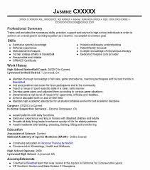 High School Basketball Coach Resume Example Livecareer