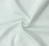 92 Polyester 8 Spandex 140GSM Spider Mesh Fabric White for Sublimation
