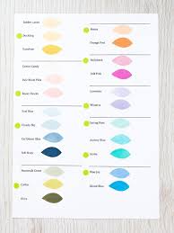 New Ink Swatches Pinterest