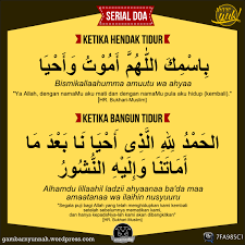 Mengapa membaca doa bangun tidur? Doa Bangun Tidur Kata Kata Cinta