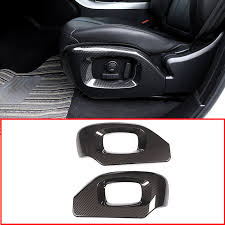 For Land Rover Range Rover Vogue Autobiography For Range Rover Sport 14 17 Car Carbon Chrome Seat Side Cover Trim Accessories Interior Mouldings Aliexpress
