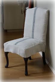 Grain Sacks Linen Rusty Crusty Iron Dining Room Chair Slipcovers Slipcovers For Chairs Slip Covered Dining Chairs
