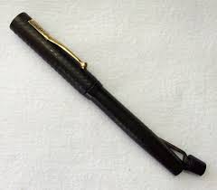 Vintage Crocker Ink Tite Fountain Pen Restored Hatchet Filler Crocker 4 Nib Crocker Fountain Pen Pen Crocker