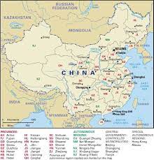 Lying to the south china sea, guangzhou is amid on the pearl river delta at 113° 17' breadth e. China Provinces Map Including Blank China Provinces Map China Mike