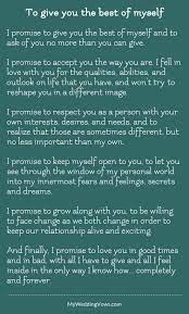 To Give You The Best Of Myself Wedding Vows To Husband Best Wedding Vows Traditional Wedding Vows
