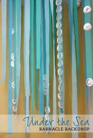 Diy Seaweed And Barnacle Backdrop 8211 Ocean Themed Decoration Ideas 8211 Little Mermaid Mermaid Party Decorations Sea Party Ideas Little Mermaid Parties