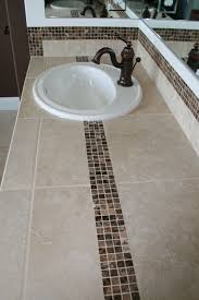Pin By Abbey Carpet Floor Of Puyall On Our Work Bathroom Countertops Tiled Countertop Bathroom Tile Bathroom