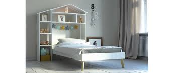 Maybe you would like to learn more about one of these? Letto Bambino E Testiera Letto Con Nicchie 160 X 200 Cm Home Miliboo