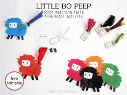 We make fun and practical footstools in the character of sheep, bulls and cows. Little Bo Peep Color Matching Activity Nursery Rhymes Activities Colour Matching Activities Preschool Nursery Rhyme Activities