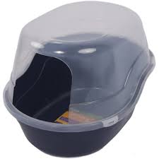 Favorite 25 Inch Cat Litter Box Extra Large Jumbo Covered Litter Pan Giant Enclosed Kitten Litter Box Hooded Kitty Lit Litter Box Best Litter Box Cat Litter