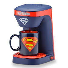 Shop for bunn coffee makers in coffee & espresso makers. Dc Superman 1 Cup Coffee Maker Walmart Com In 2021 Single Coffee Maker 1 Cup Coffee Maker Single Cup Coffee Maker