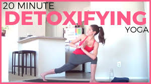 20 Minute Yoga For Detox Digestion Youtube