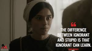 The Difference Between Ignorant And Stupid Is That Ignorant Can Learn Magicalquote