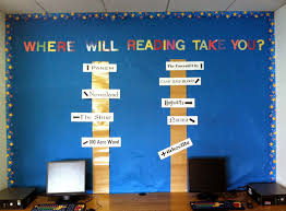 Library Bulletin Board Where Will Reading Take You Bulletin Boards Library Bulletin Board Bulletin