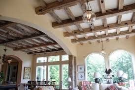 Amazing gallery of interior design and decorating ideas of whitewashed wood ceiling beams in bedrooms, living rooms, girl's rooms, dining rooms, bathrooms, kitchens, entrances/foyers. Decorative Ceiling Beams The Ultimate Idea Guide Lovetoknow