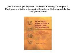 Free Download Pdf Japanese Candlestick Charting Techniques