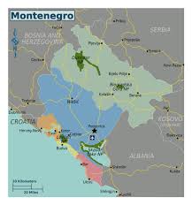 Online map of montenegro google map. Large Regions Map Of Montenegro Montenegro Europe Mapsland Maps Of The World